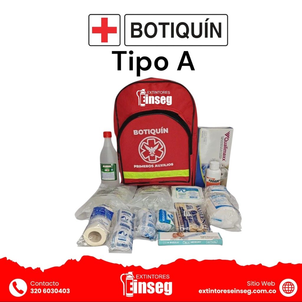 Botiquín de primeros auxilios Tipo A en Medellín